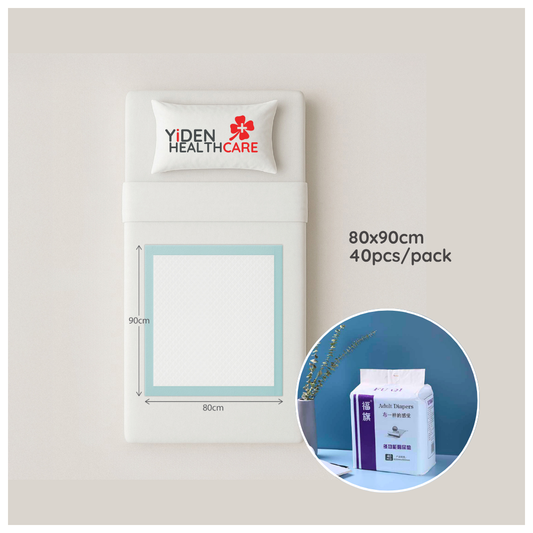 (80x90cm) 5-Layer Disposable Underpad - 40pcs/pack