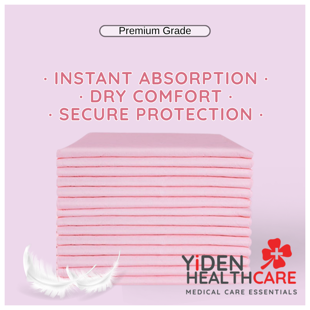 (60x60cm) 5-Layer Disposable Underpad - 30pcs/pack