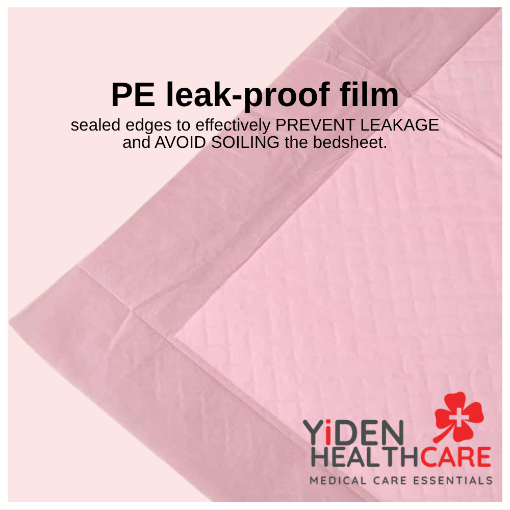 (60x60cm) 5-Layer Disposable Underpad - 30pcs/pack